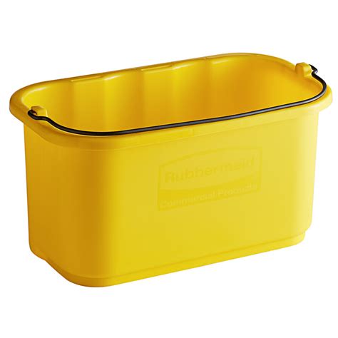 Rubbermaid Fg9t8200yel 10 Qt Yellow Heavy Duty Pail