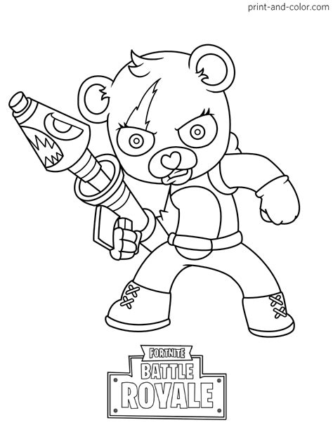 Fortnite Coloring Pages Printable