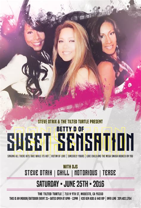 Steve Dtix Presents Sweet Sensation Tickets 06/25/16