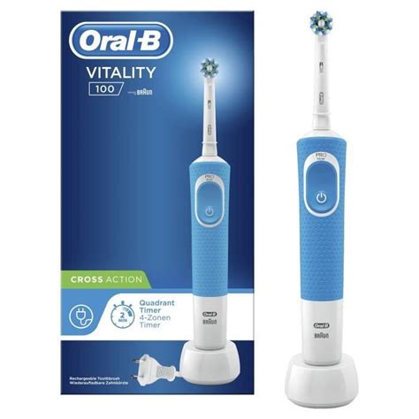 Oral B Vitality 100 Brosse À Dents Électrique Bleue Cdiscount