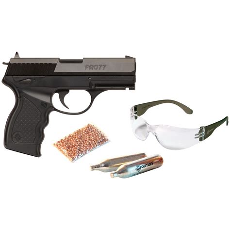 Crosman® Pro77 177 Cal Blowback Co2 Air Pistol Kit 228586 Air And Bb Pistols At Sportsmans Guide