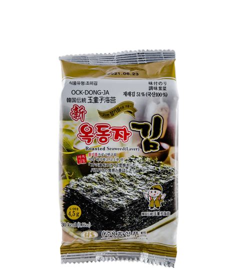 Нори снек Roasted Seaweed Laver OCK DONG JA 4 5 г от продавца Asian