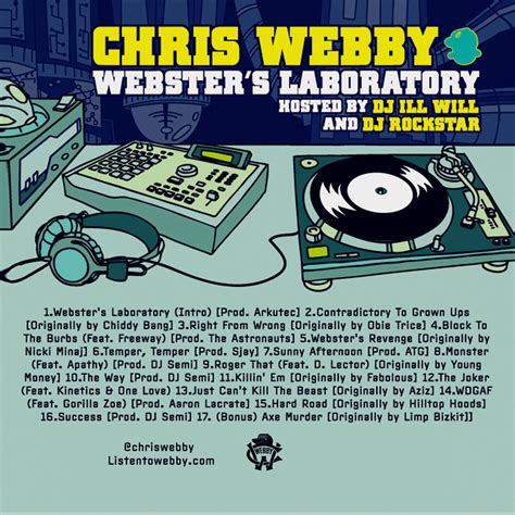 Websters Lab I Signed Cd Chris Webby