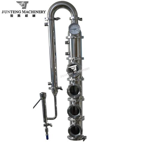 L Alcohol Reflux Column Distiller Stainless Steel Single Wall Boiler