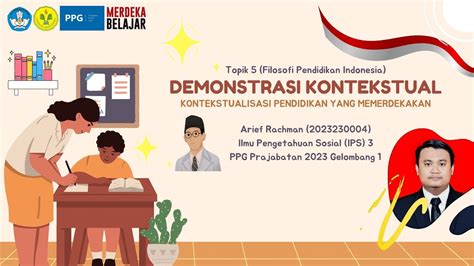 01 01 2 T5 5 Demonstrasi Kontekstual Topik 5 Filosofi Pendidikan