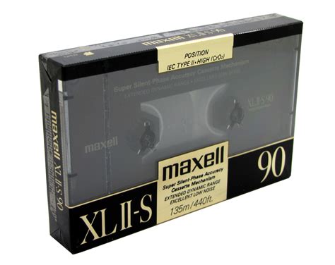 ⭐️⭐️⭐ Maxell Xlii S 90 Blank Type 2 Ii Chrome Audio Cassette Tape 1988 New Ebay