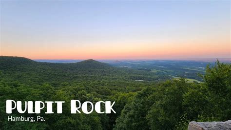 Pulpit Rock Appalachian Trail In Hamburg Pennsylvania Youtube