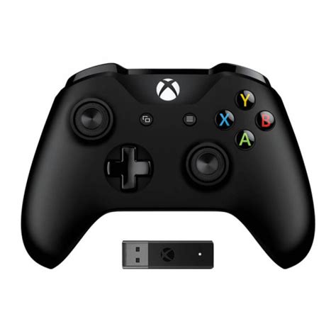 Беспроводной геймпад Microsoft Xbox One S Black + Адаптер для Windows ...