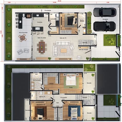 Planta De Sobrado Sacada Na Frente Projetos De Casas Modelos De