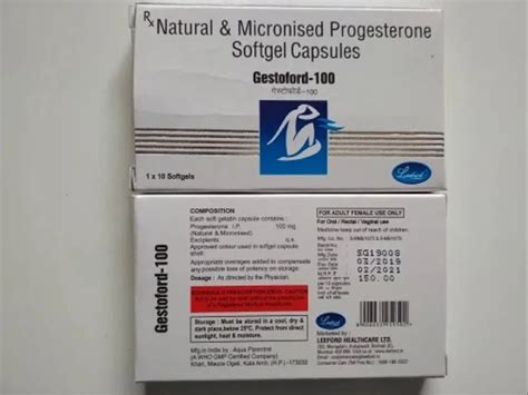 Gestoford Capsule Packaging Size X Capsules Dose Mg At Rs