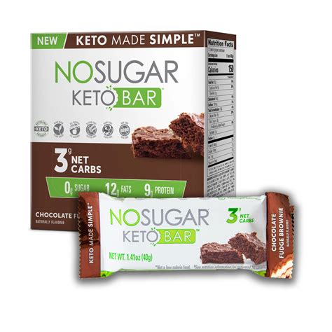 Shop Healthy No Sugar Keto Bars |The No Sugar Company - No Sugar ...