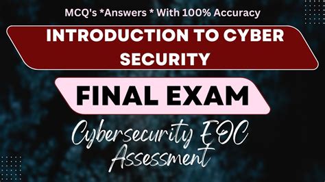 Introduction To Cyber Security Final Exam Mcq S Answers With