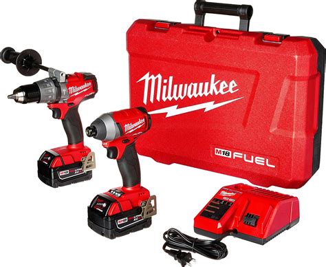 Milwaukee 2897 22 M18 Fuel 2 Tool Combo Kit Red