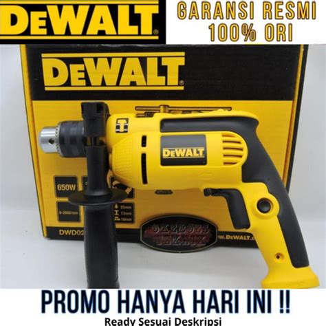 Jual Dewalt Bor Listrik Mm Garansi Resmi Thn Tembok Beton Kayu Besi