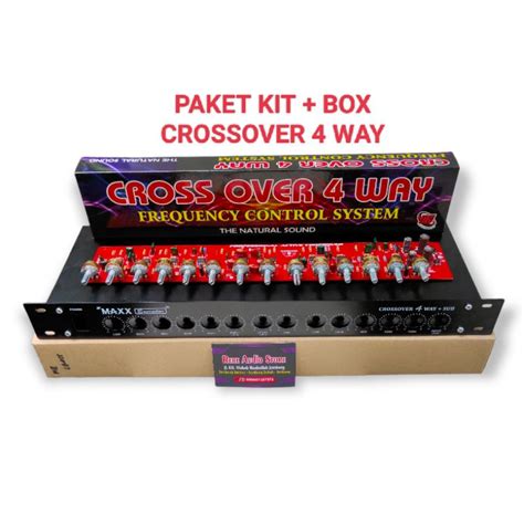 Jual Paket Kit Box Crossover Aktif Way Subwoofer Cross Over