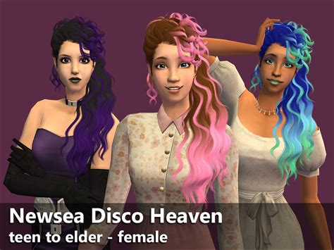 Newsea Disco Heaven Sims 2 Hair Sims 2 Sims Mods