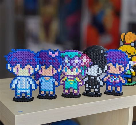 Omori Dream Headspace Characters From Fuse Beads Perler Videogames