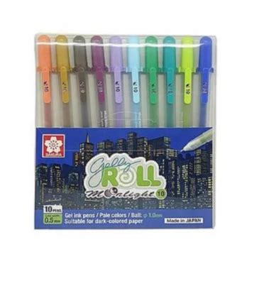 SAKURA Boligrafos Moonlight Earth Tinta Gel Sakura Gelly Roll 10 C