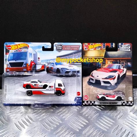 Hot Wheels TOYOTA GR SUPRA RACING TEAM Hotwheels Team Transport Boulevard Series