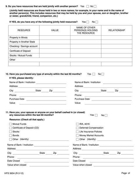 Hfs 3654 Form Illinois Fill Out Printable PDF Forms Online