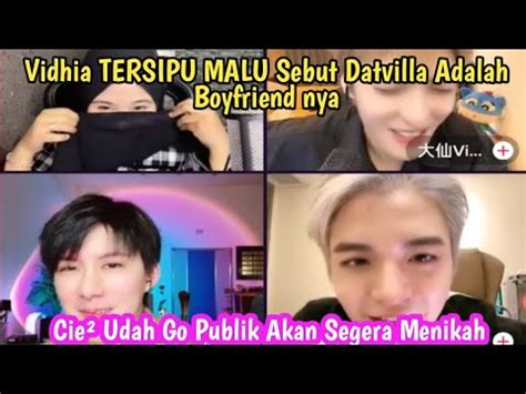 Cie Vidhia Tersipu Malu Saat Bilang Datvilla Adalah Boyfriendnya Dan