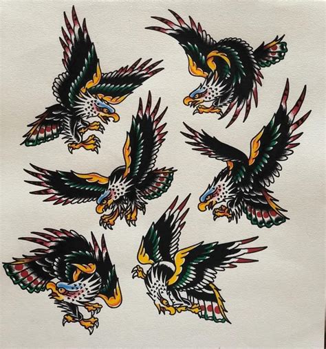 Traditional Eagle Flash Traditional Eagle Tattoo Traditional Tattoo