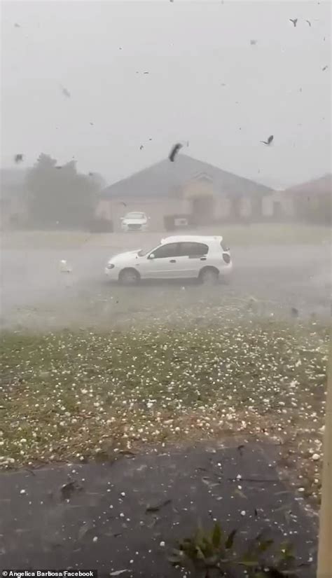 Boxing Day Weather Massive Tennis Ball Sized Hailstones Smash