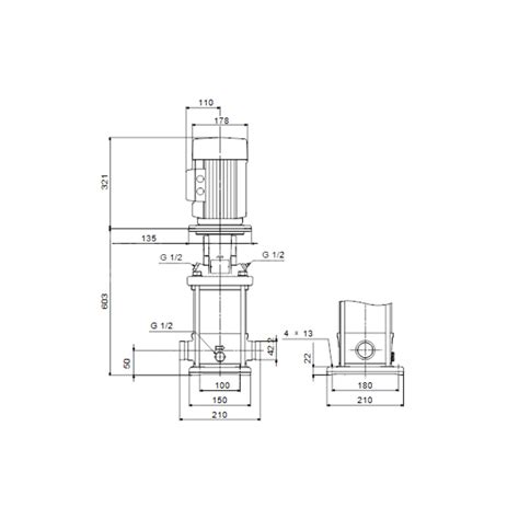 Grundfos Nederland CRI 3 3 EPDM Afdicht PJE Aansluiting