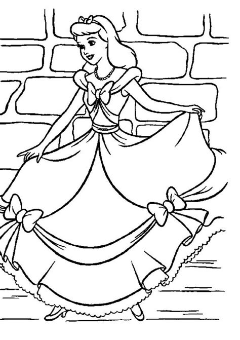 Coloriage Cendrillon Normale Dessin Gratuit Imprimer