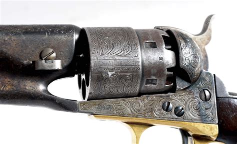 Lot Detail A Custom Engraved Colt 1860 Army Revolver