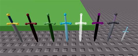 I recreated the SFOTH Swords! : roblox