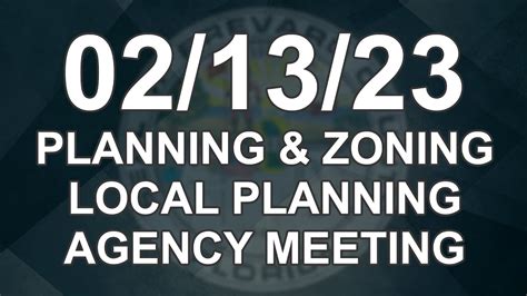 Brevard County Local Planning Zoning Agency meeting 021323