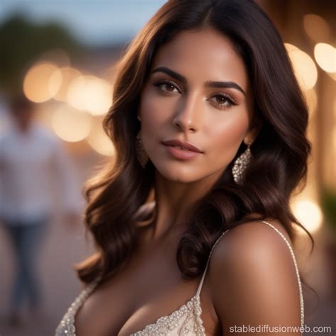 Passionate Latina Figure Stable Diffusion Online