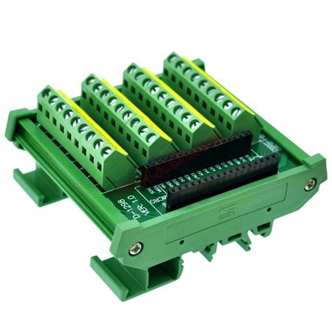 DIN Rail Mount Pinout Breakout Terminal Block Module For 45 OFF