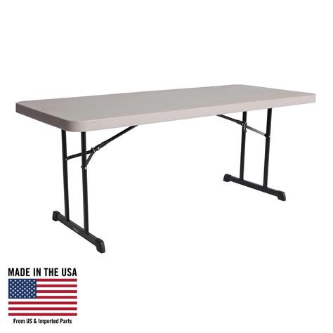 Lifetime Folding Table Professional 6 Ft Putty 80126