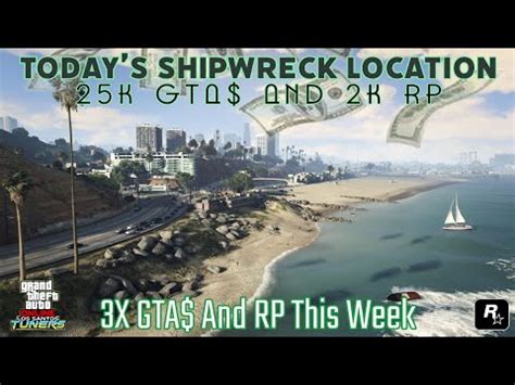 Gta Online Daily Shipwreck Location March K Gta