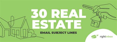 30 Real Estate Agent Email Subject Lines