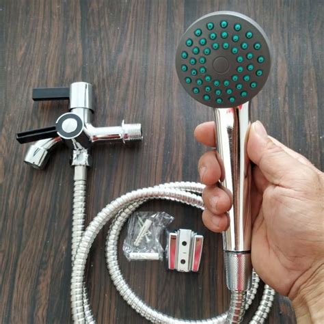 Promo Shower Set Kran Cabang Hand Shower Mandi Dan Keran Double