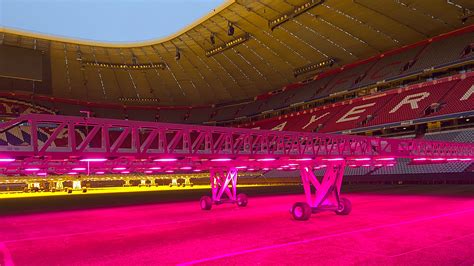 LED Grow Lighting Technology For Full Pitch Inside Stadium