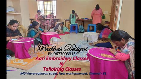 Learn Professional Aari Embroidery Classes Prabhasdesigns Chennai