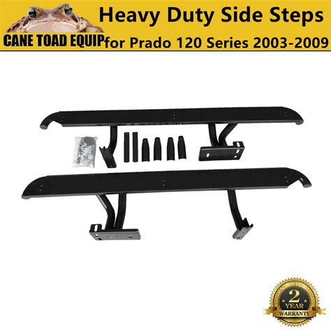 Price Special Heavy Duty Steel Side Steps Rock Sliders Fit Toyota