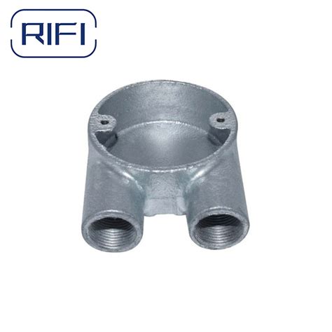 Bs En61386 Branch U Way Conduit Box Malleable Iron Box Conduit Box Circular Electrical Box And