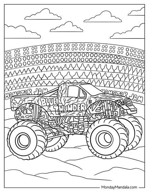 20 Monster Jam Coloring Pages (Free PDF Printables)