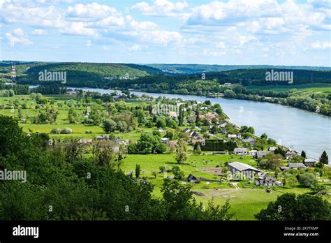 Regionales Naturschutzgebiet Frankreichs Boucles De La Seine Normande