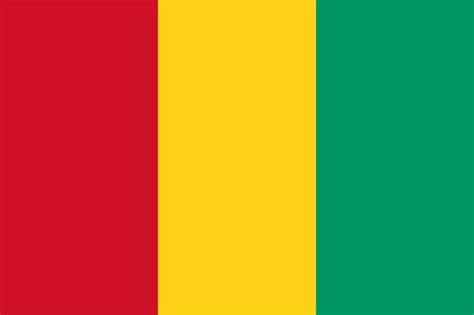 The official flag of the Guinea