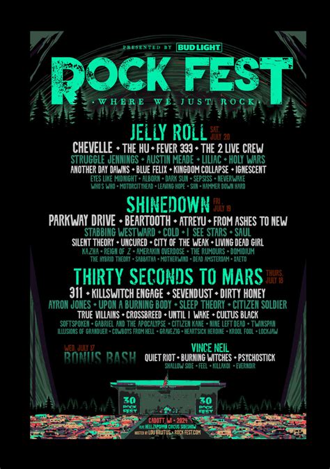 Rockfest 2024 Lineup Daytona Kelcy Emogene