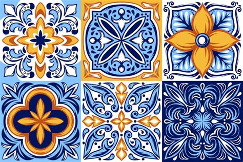 Teste Padrão Italiano Do Azulejo Ornamento Popular étnico Ilustração do