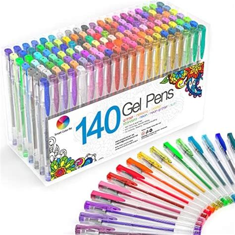 Amazon Smart Color Art 100 Colors Gel Pens Set For Adult Coloring