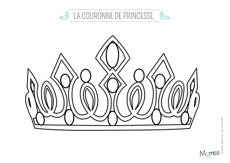 Coloriage Une Couronne De Princesse Momes Net