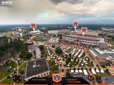 Auburn University Campus Aerial